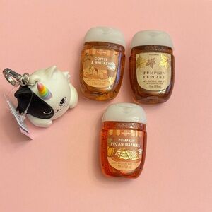 Bath & Body Works Cat-icorn PocketBac Hand Sanitizer Set. NWT.